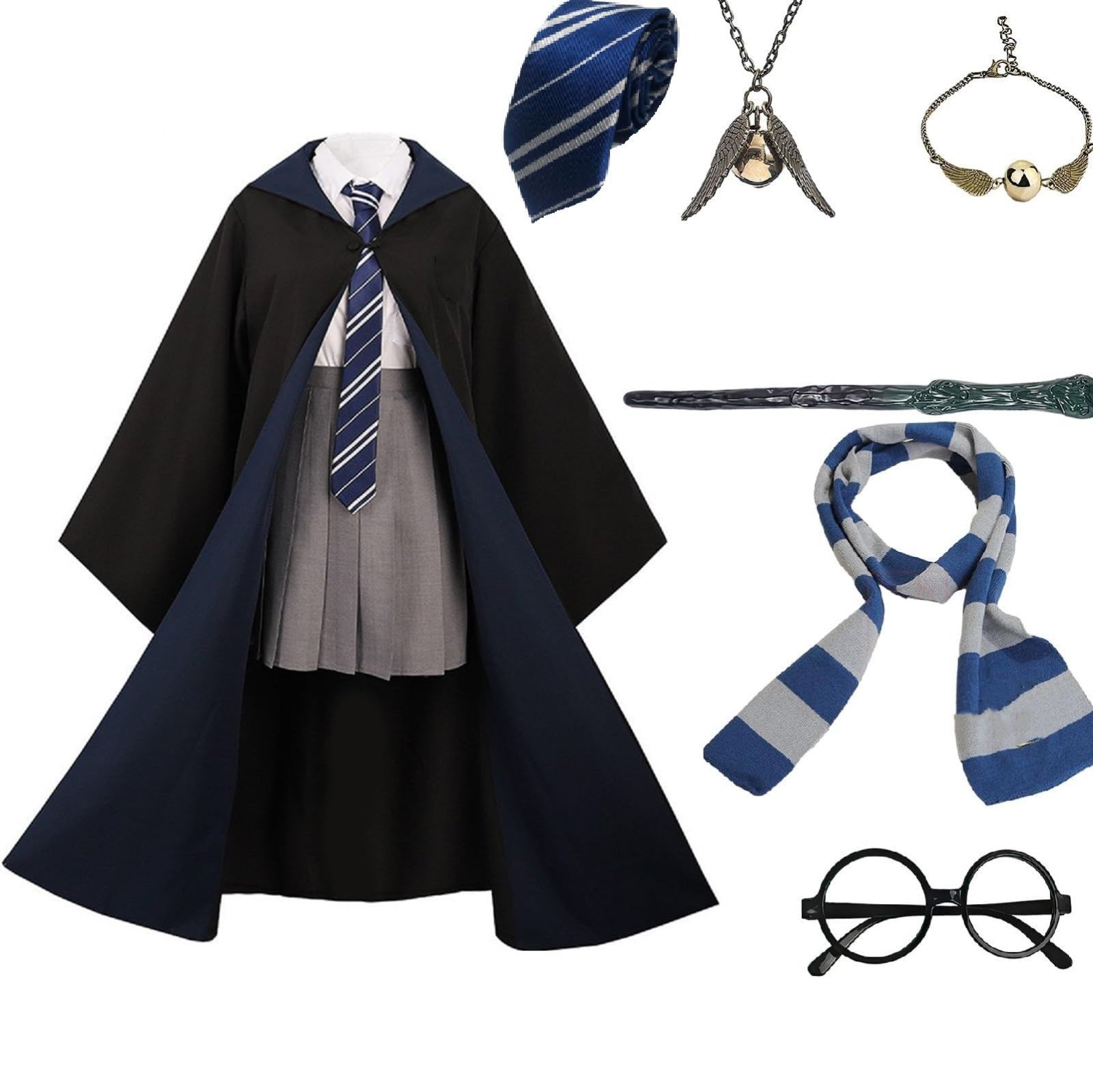 Yi-gog] ハロウィン コスプレ ローブ魔法ローブ 大人用 子供用 衣装