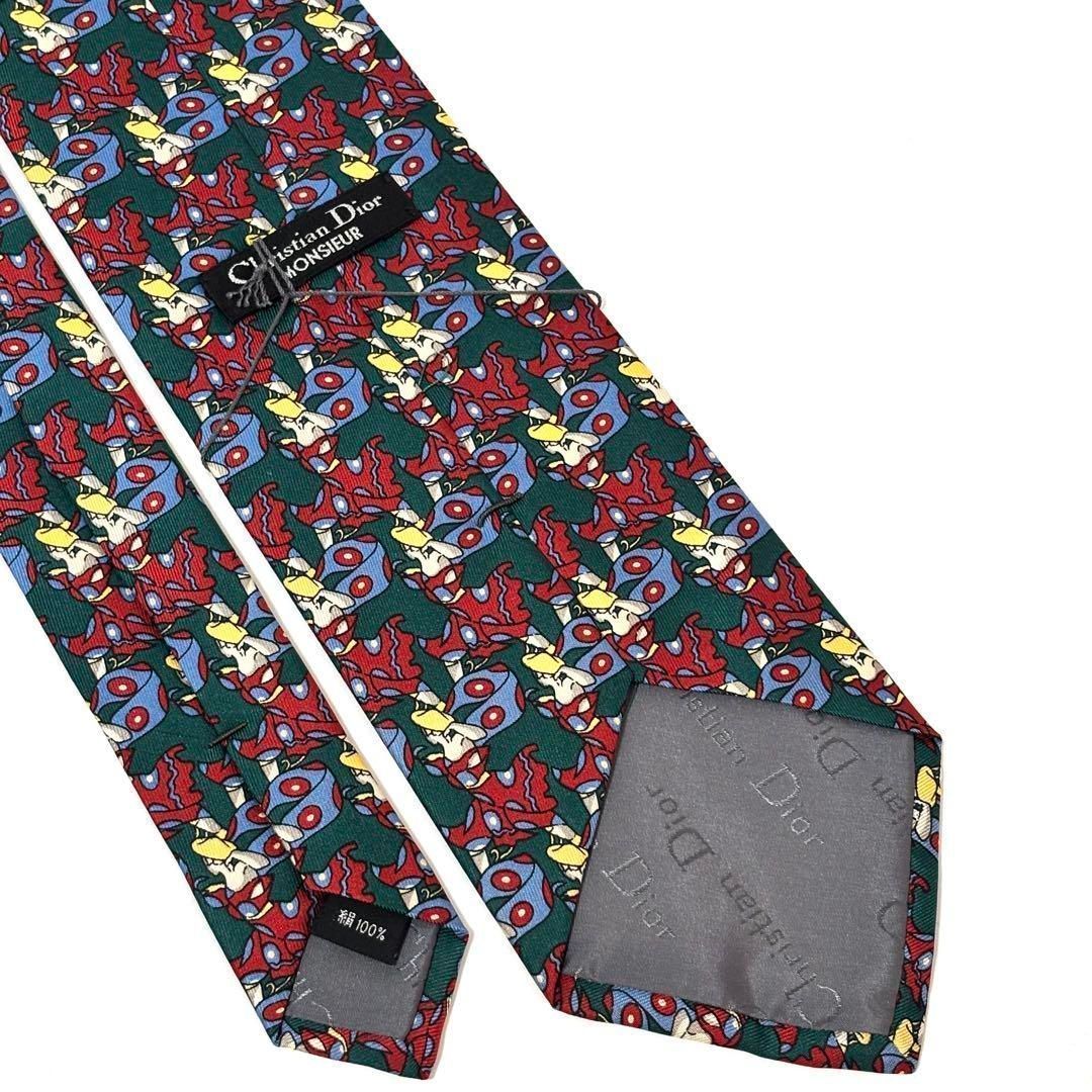 未使用・タグ付き✨ クリスチャンディオール ネクタイ グリーン 緑