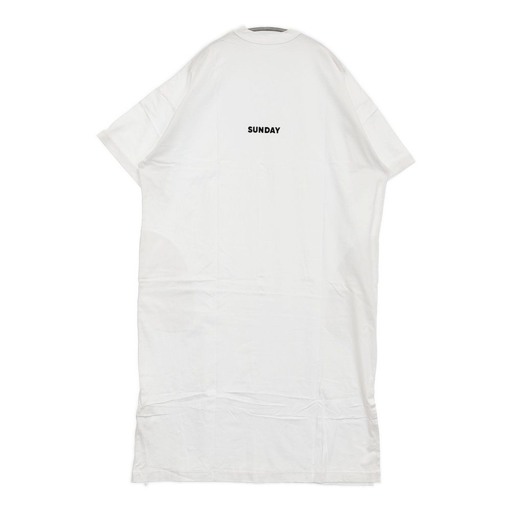 JOURNAL LUXE SUNDAY プリントT ワンピース 定価16500円 24 SS ホワイト レディース ジャーナル ラックス 5 1118 S