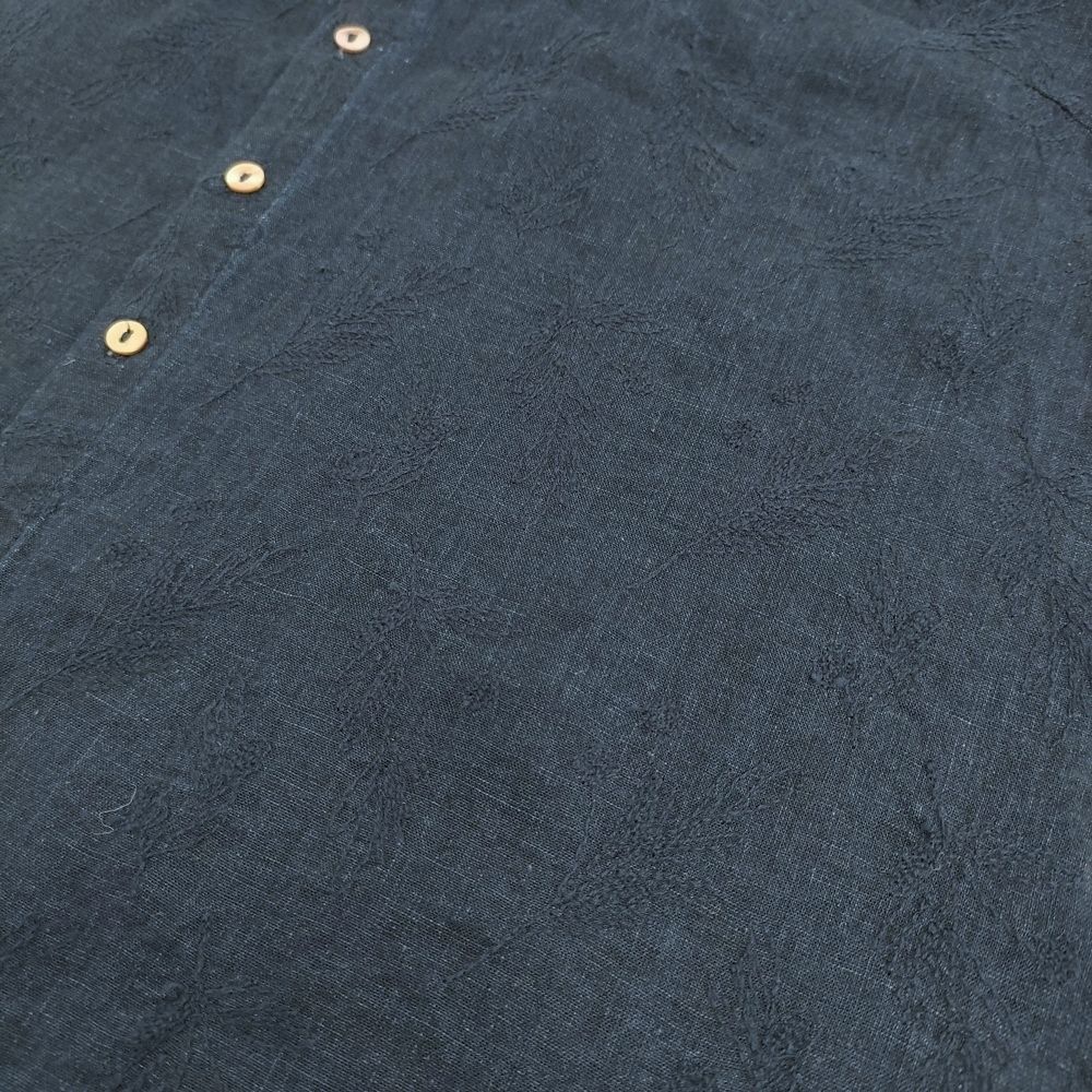 Pal'las Palace 一位柄刺繍シャツ インディゴ サイズ2 ブラウス シャツ