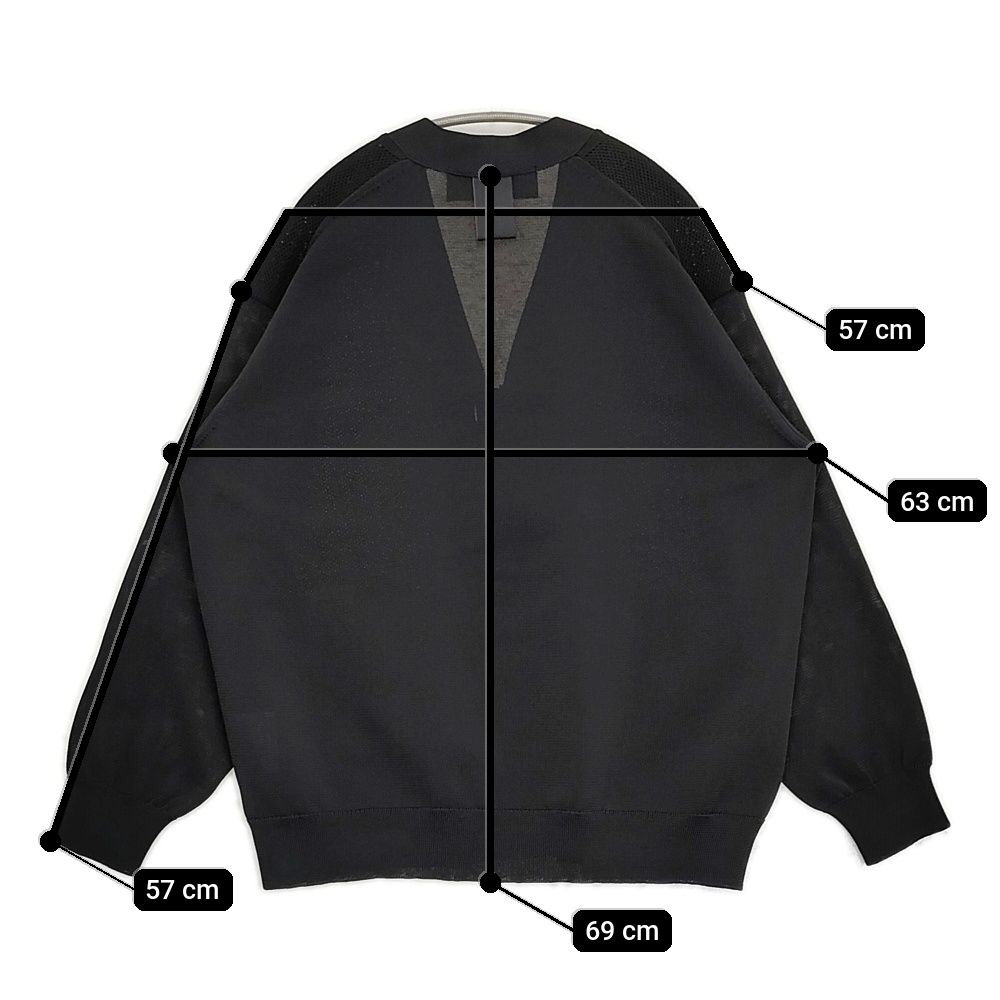 COMME des GARCONS HOMME エステルメッシュカーディガン 定価61600円