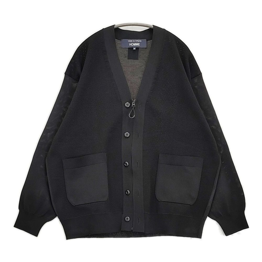 COMME des GARCONS HOMME エステルメッシュカーディガン 定価61600円