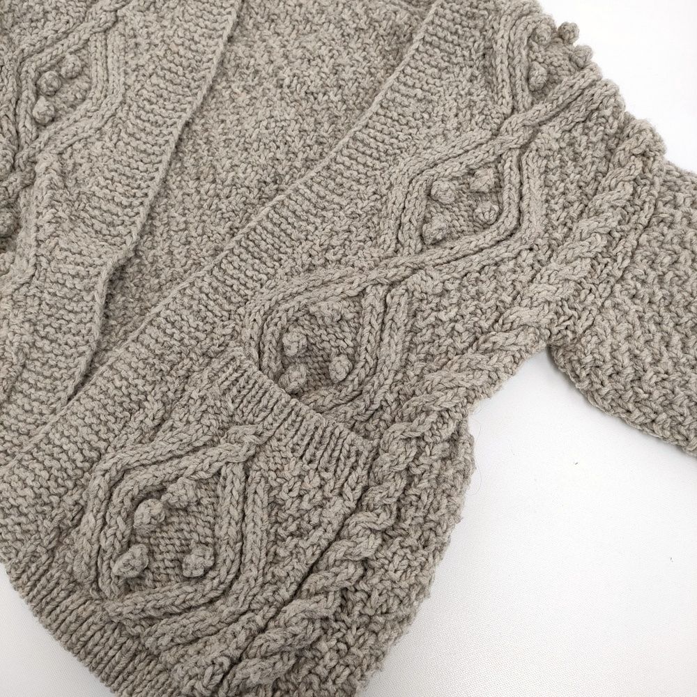 nest Robe ペルーニットポップコーンカーディガン 定価37400円 01234