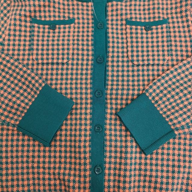 CABaN コットンカシミヤギンガムチェックカーディガン 定価42900円 39