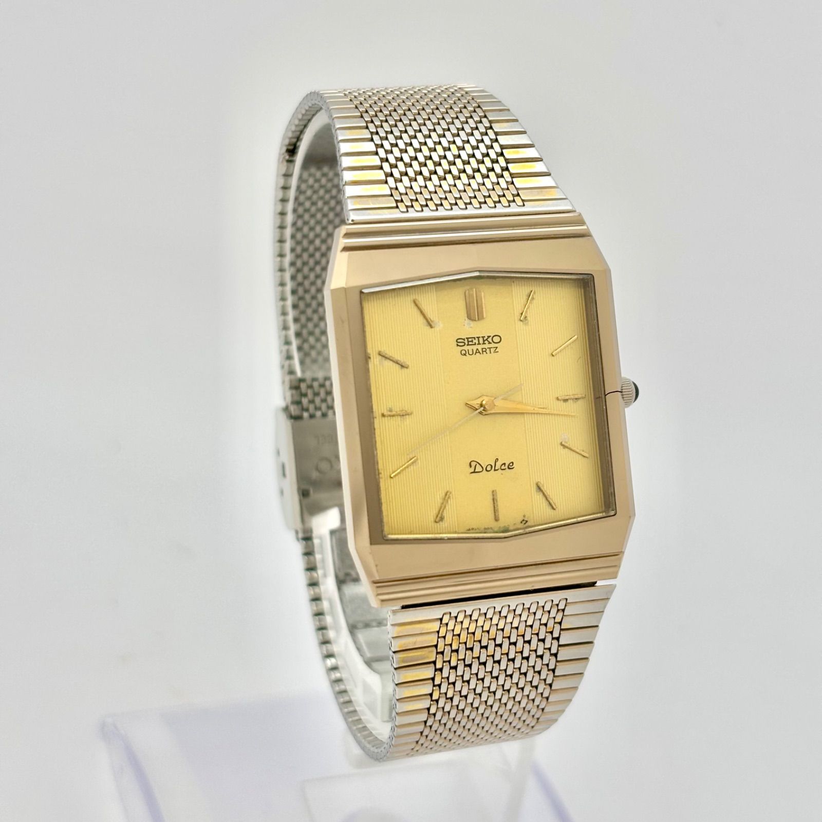 新品電池】SEIKO セイコー Dolce ドルチェ メンズ 腕時計 ゴールド
