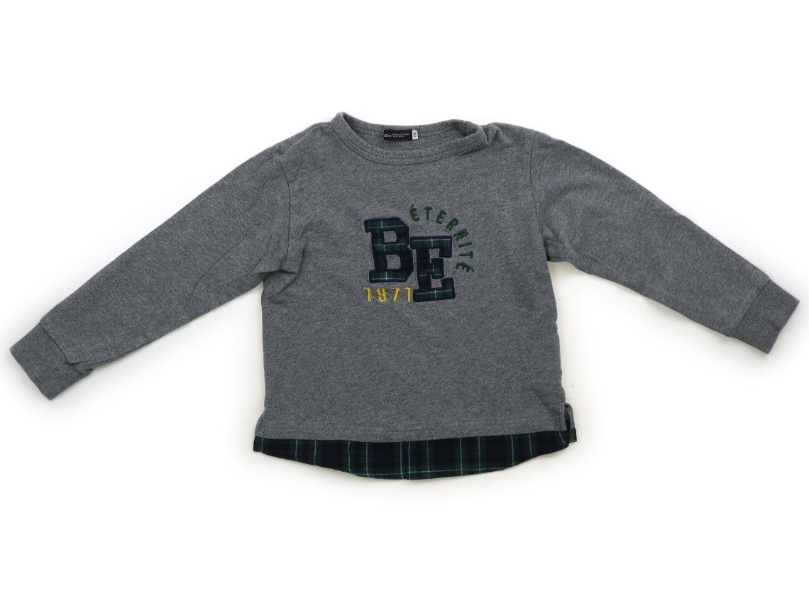 べべページ 肩開き2wayデザインTシャツ(90~150cm)(90cm パープル): トップス【べべ