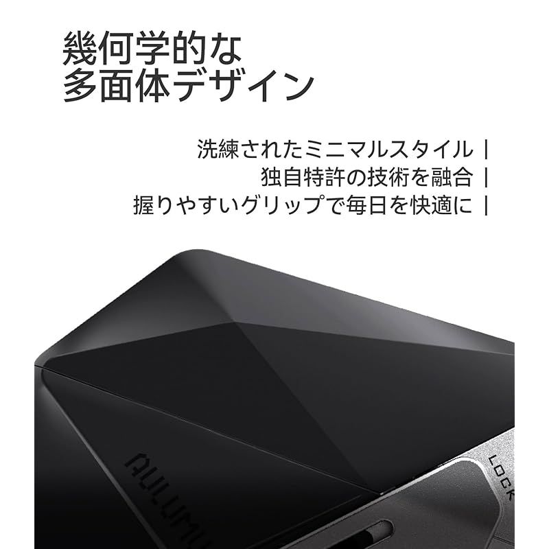  Aulumu A 39 AirPods Pro 3 ケース 第3世代対応 ロック付き 耐衝撃 全面保護 ストラップ付き ワイヤレス充電対応 エアポッズプロ3 保護カバー 対応 グレー 防犯カメラ 防犯 セーフティ