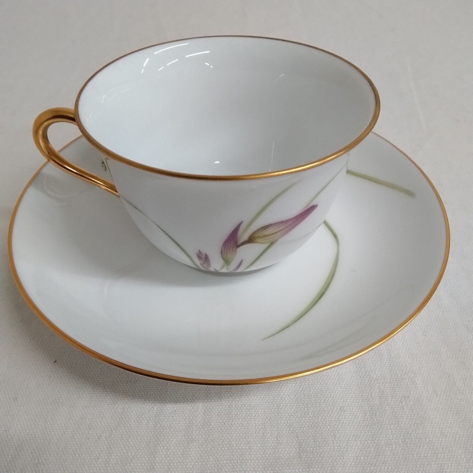 大倉陶園&フランクリンポーセリン限定コラボ カップ&ソーサー 日本花の