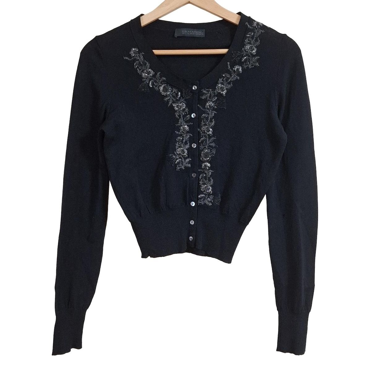Ermanno Scervino カーディガン　L ERMANNO SCERVINO(エルマノシェルビーノ) カーディガン サイズ44 L