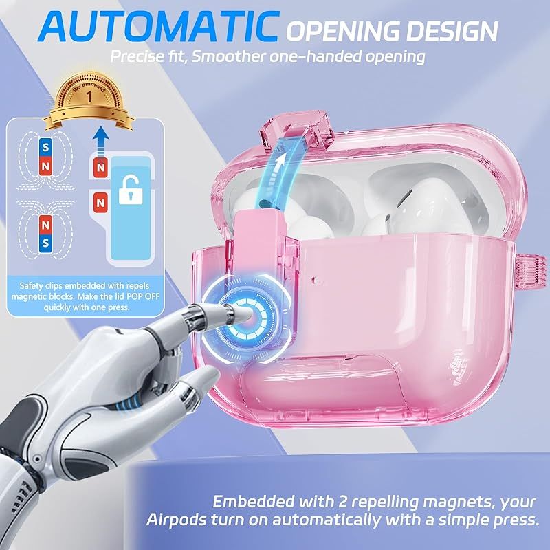 Joremx for AirPods Pro 2 ケース（2023/2022/2019）ロック＆電話