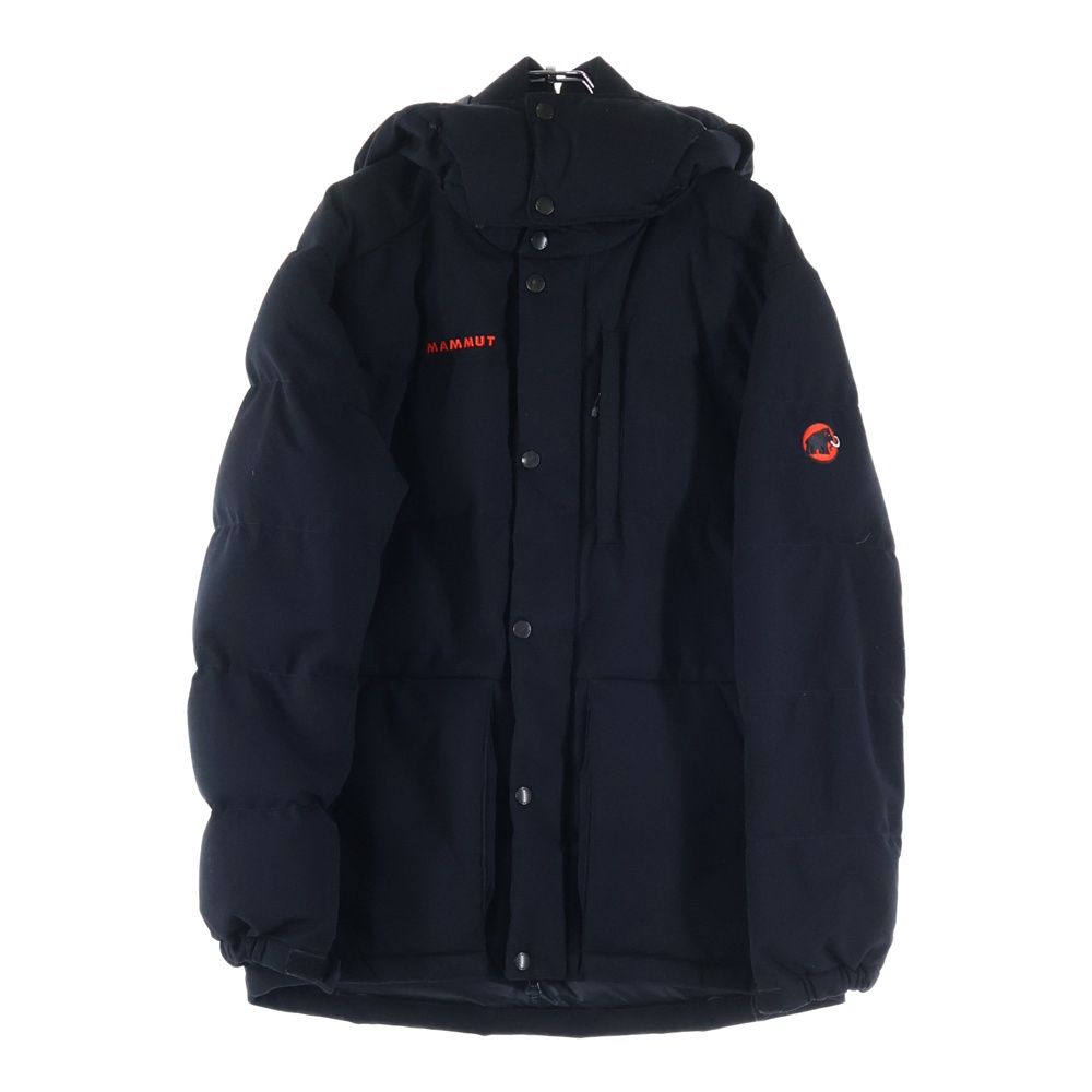 MAMMUT マムート ROSEG 2 0 IN HOODED JACKET AF MEN CLASSIC フロントロゴ ジップフーディ 中綿ダウンジャケット ブラック 1013 03140