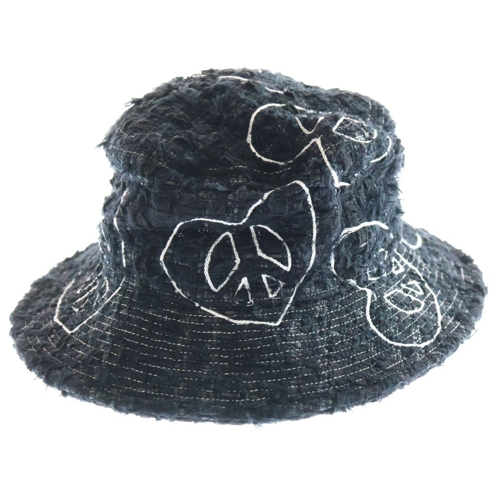READYMADE TWEED BUCKET HAT レディーメイド READY MADE (レディメイド) TWEED BUCKET HAT/BLK ツイード バケット