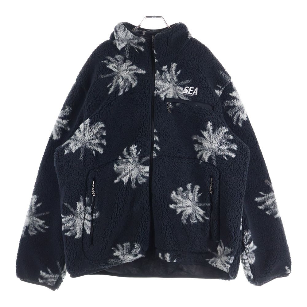ジャケット・アウター wind and sea palm tree fleece vest WIND AND SEA - WIND AND SEA ウィンダンシー ベスト パームツリー