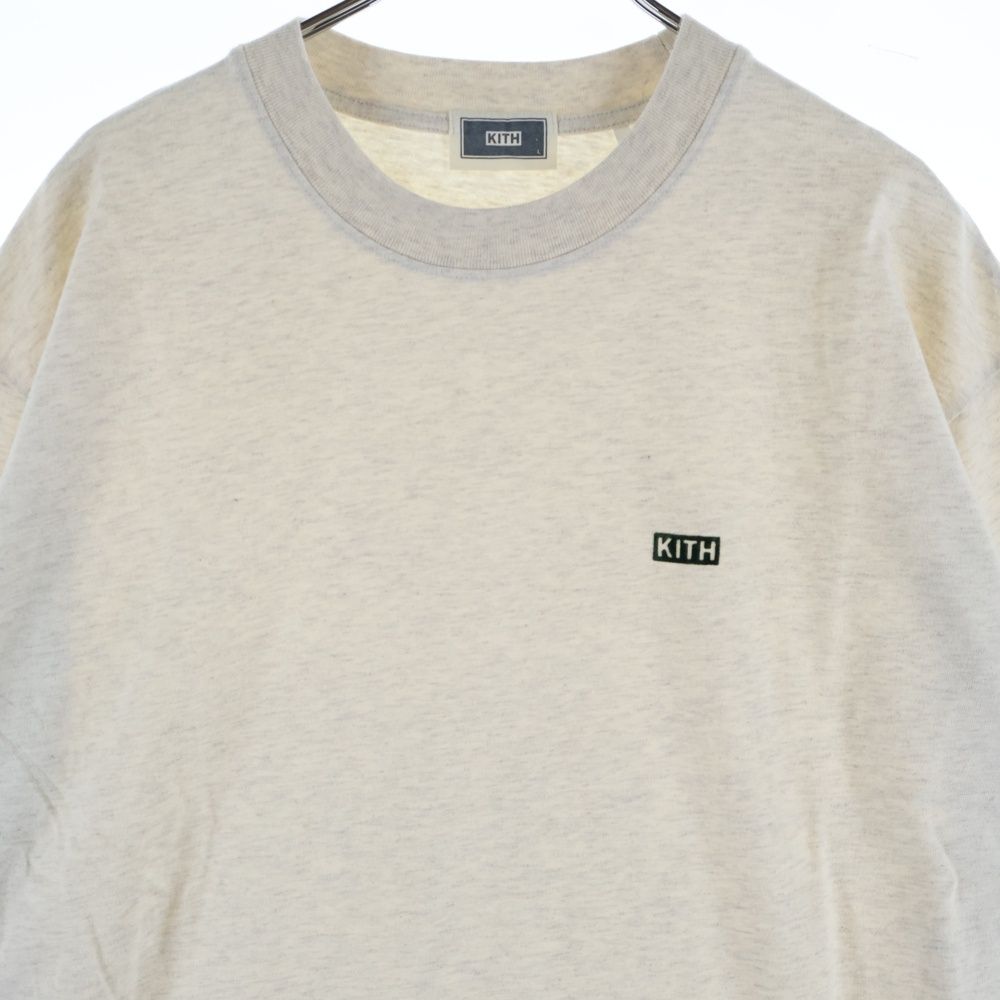 KITH (キス) LAX LONG-SLEEVE TEE パイルロゴ プリント クルーネック