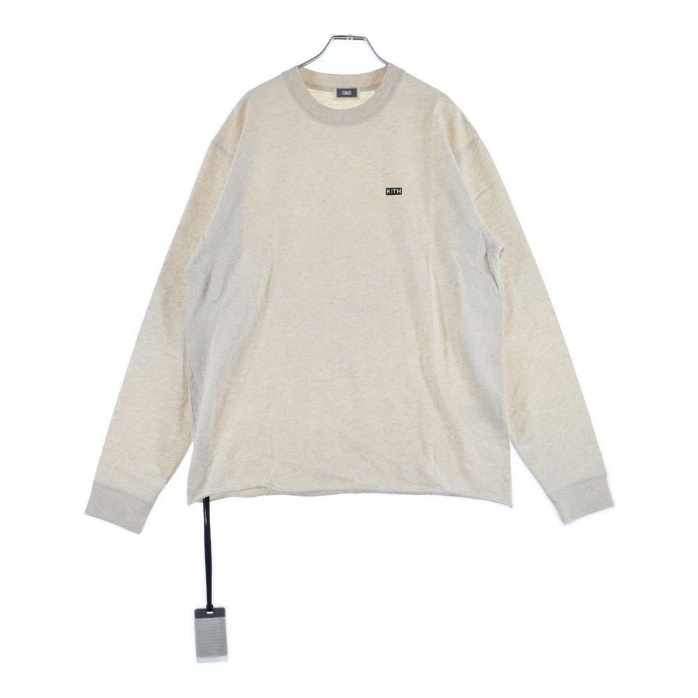 KITH (キス) LAX LONG-SLEEVE TEE パイルロゴ プリント クルーネック