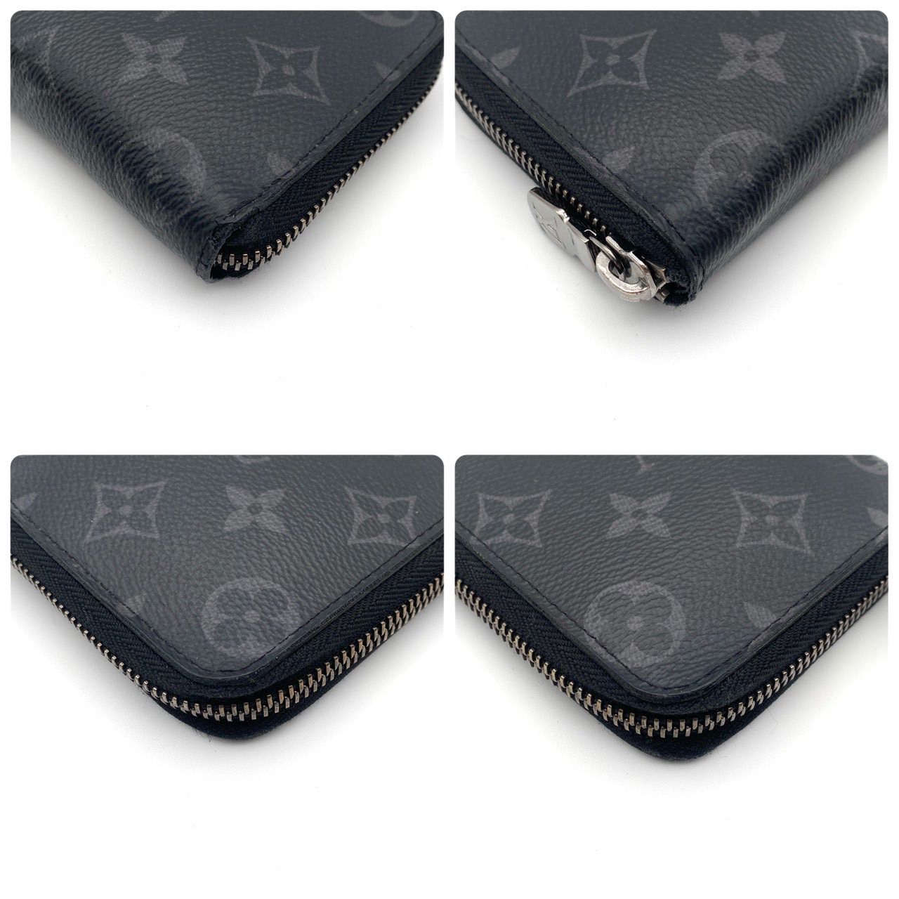 ルイヴィトン モノグラム エクリプス ジッピーウォレット ヴェル