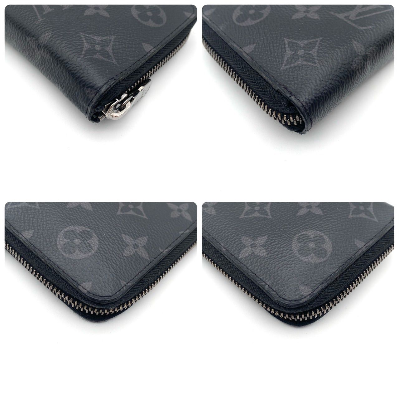 ルイヴィトン モノグラム エクリプス ジッピーウォレット ヴェル