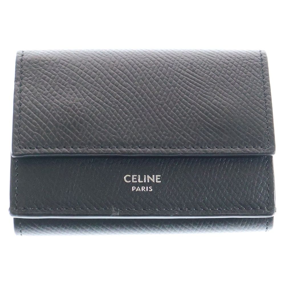 CELINE (セリーヌ) TRIFOLD WALLET レザー スモールトリフォールド 三