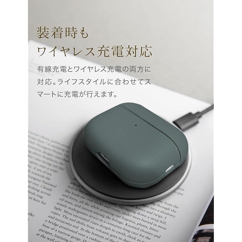 防犯・セーフティ 【UNIQ】AirPods Pro 3 対応 PUレザー ケース