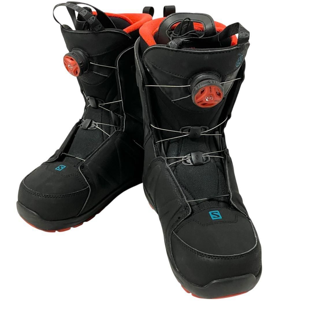 美品】SALOMON FACTION BOA スノーボードブーツ 26.5cm ボア付き