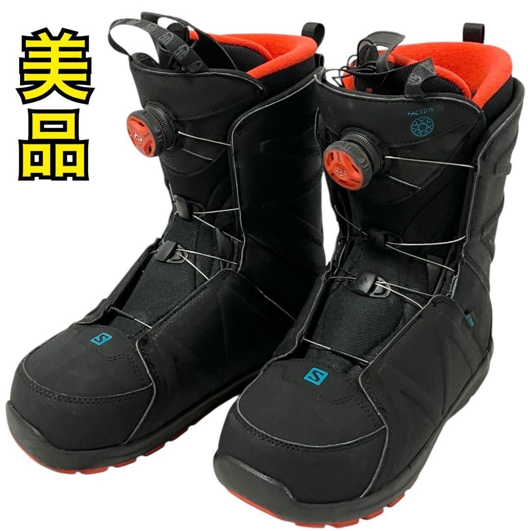 美品】SALOMON FACTION BOA スノーボードブーツ 26.5cm ボア付き