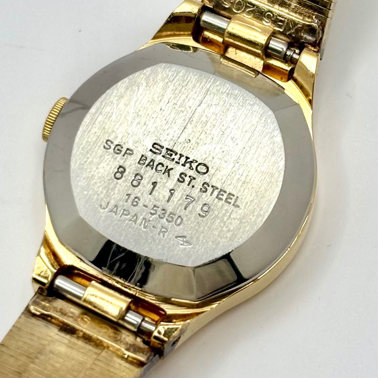 新品電池】SEIKO セイコー レディース 腕時計 ゴールド 16-5350 881179
