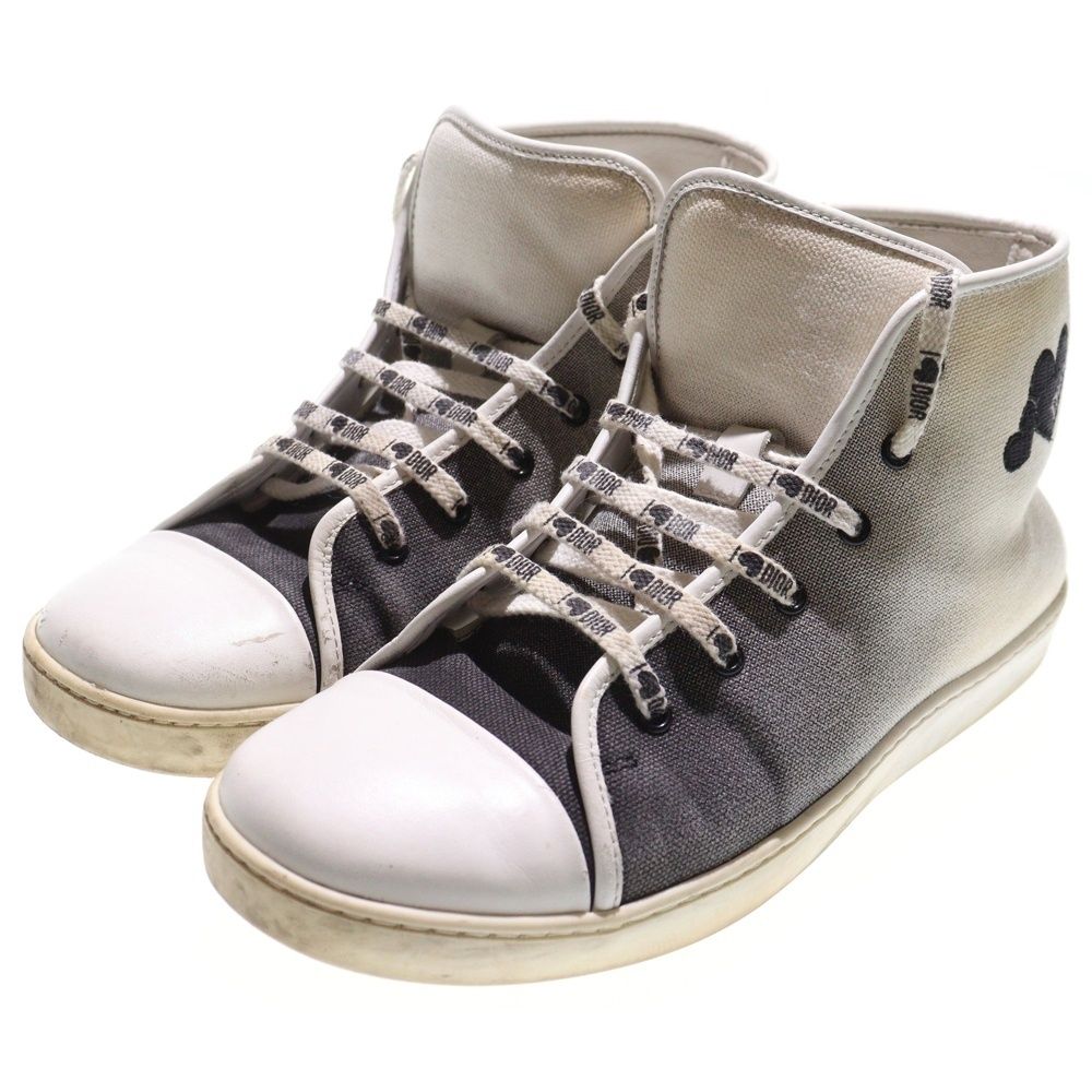 DIOR (ディオール) ハートロゴ刺繍 グラデーション ハイカットシューズ