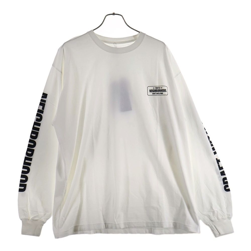 ネイバーフッド NEIGHBORHOOD ロングスリーブ 長袖Tシャツ NEIGHBORHOOD (ネイバーフッド) 23SS NH.TEE LS-1 ロゴ プリント