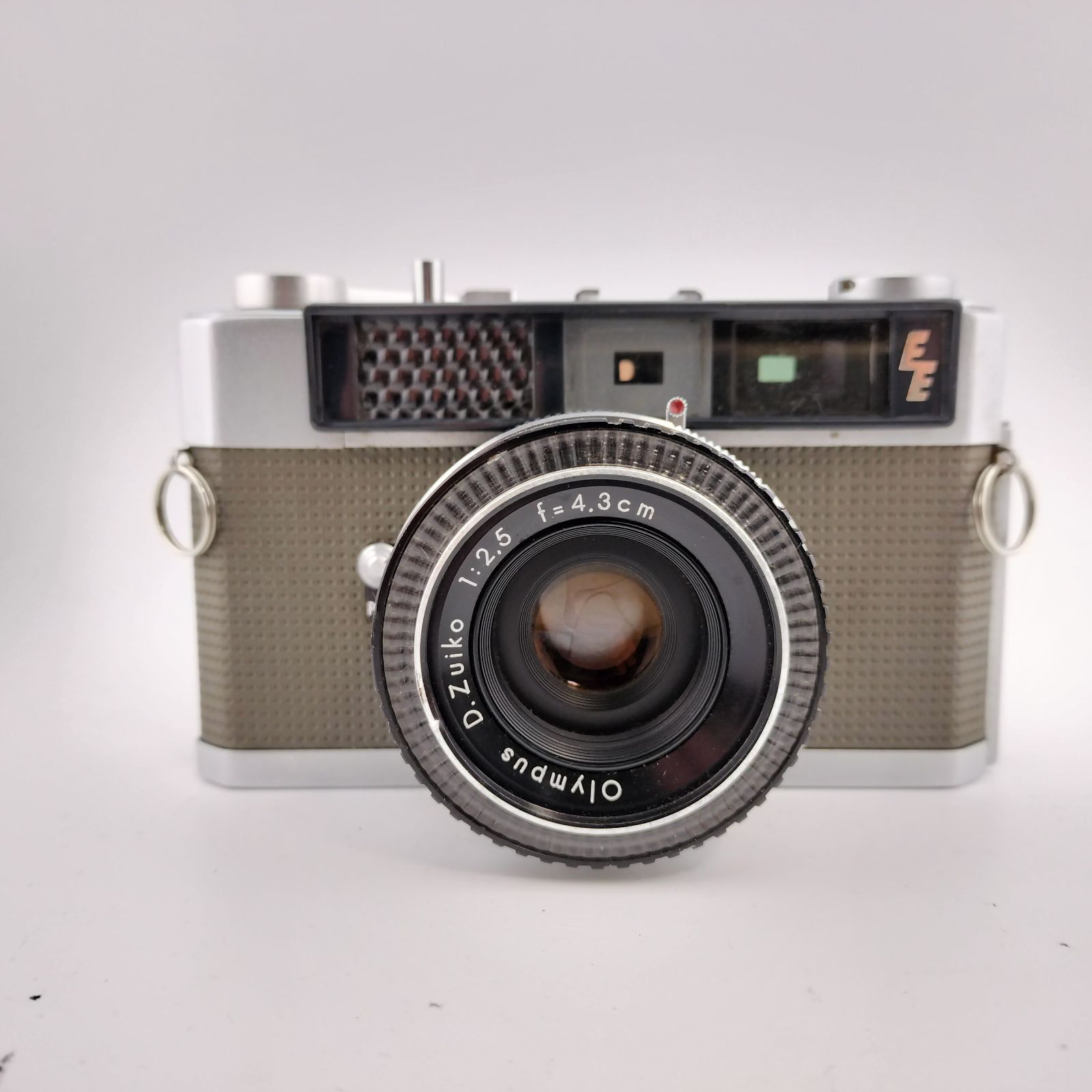 希少】Olympus Auto Eye 2 EEグレー×シルバー D.Zuiko 43mm 1:2.5