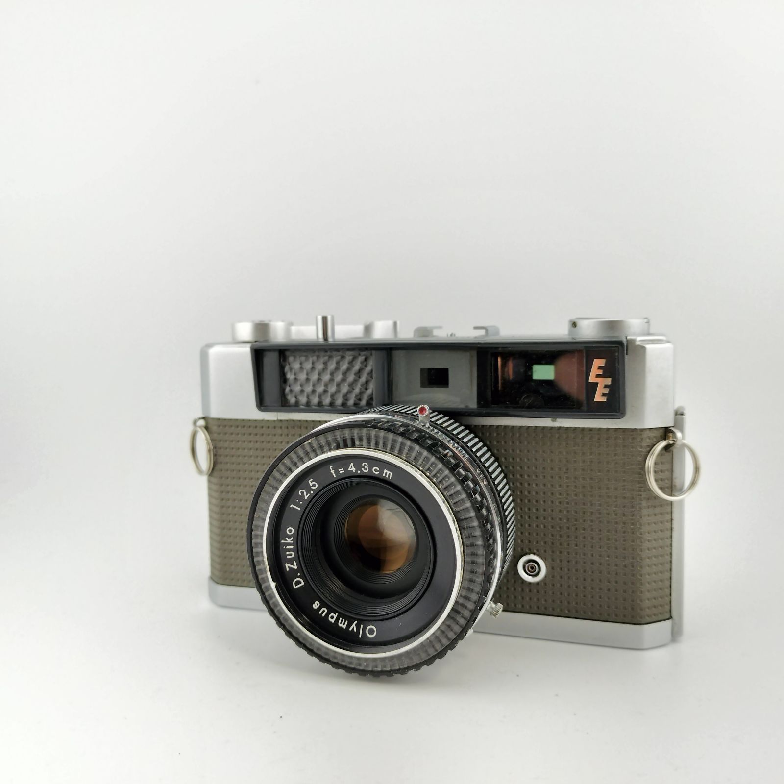 オリンパス　AUTO EYE 希少】Olympus Auto Eye 2 EEグレー×シルバー D.Zuiko 43mm 1:2.5