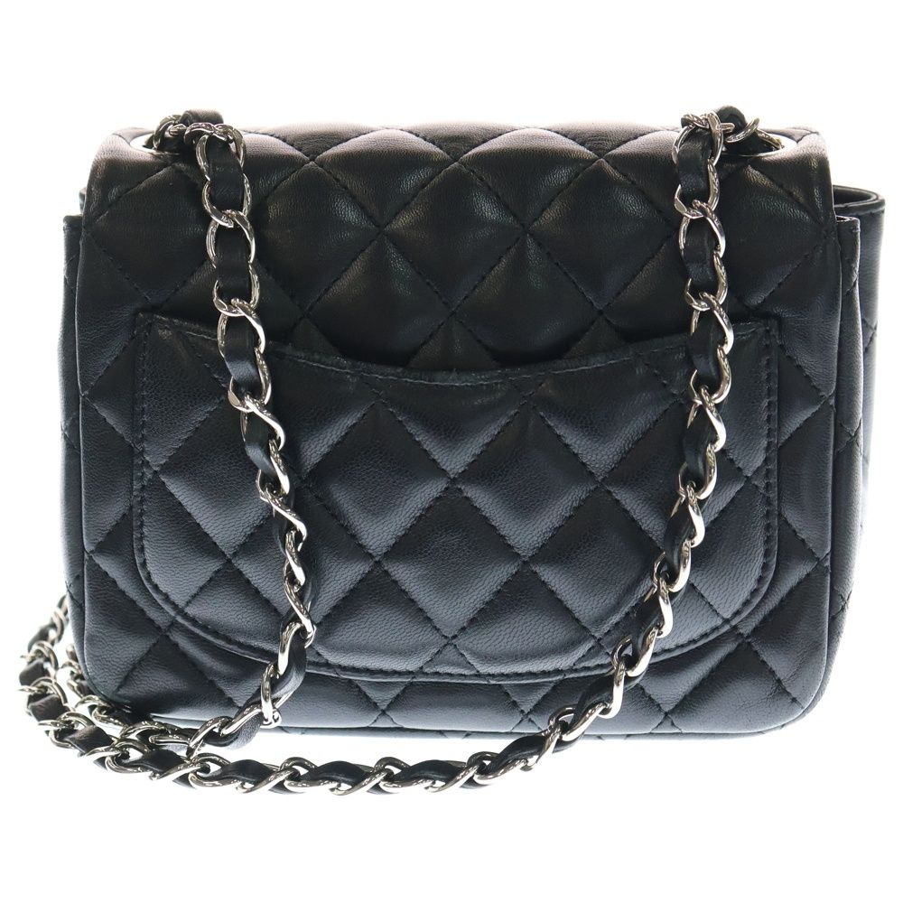 CHANEL (シャネル) ミニマトラッセ17 ココマーク ラムスキン チェーン