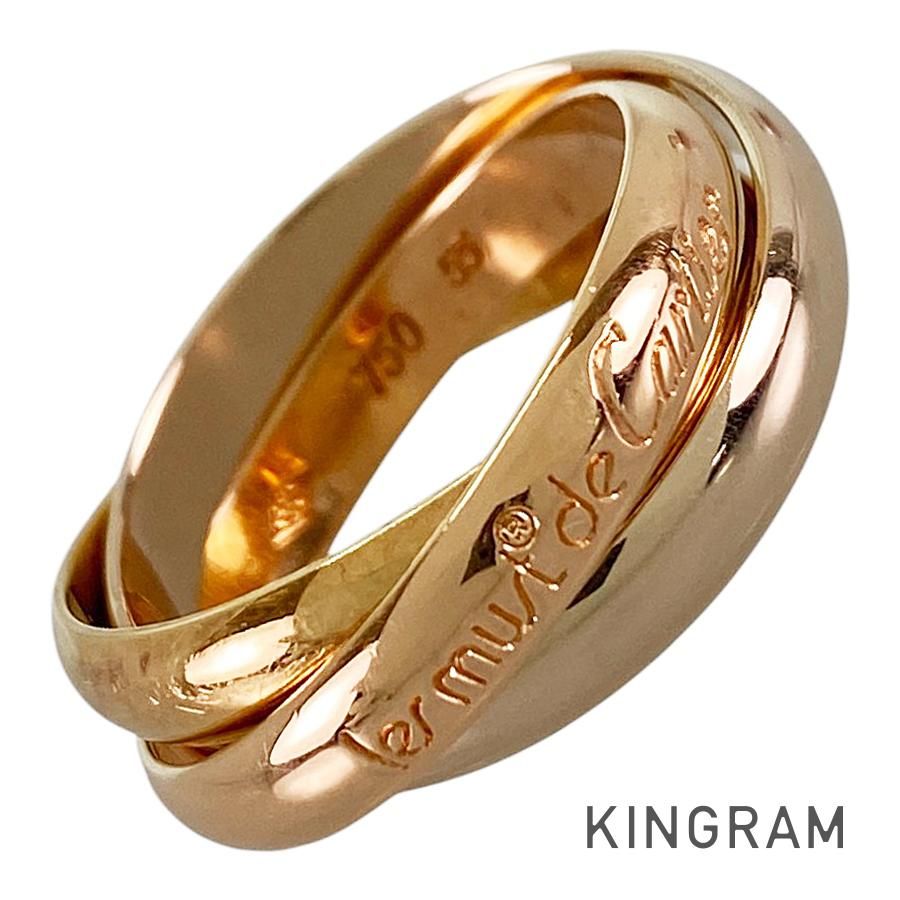カルティエ Cartier トリニティ K18YG 14号(54) リング sss【中古