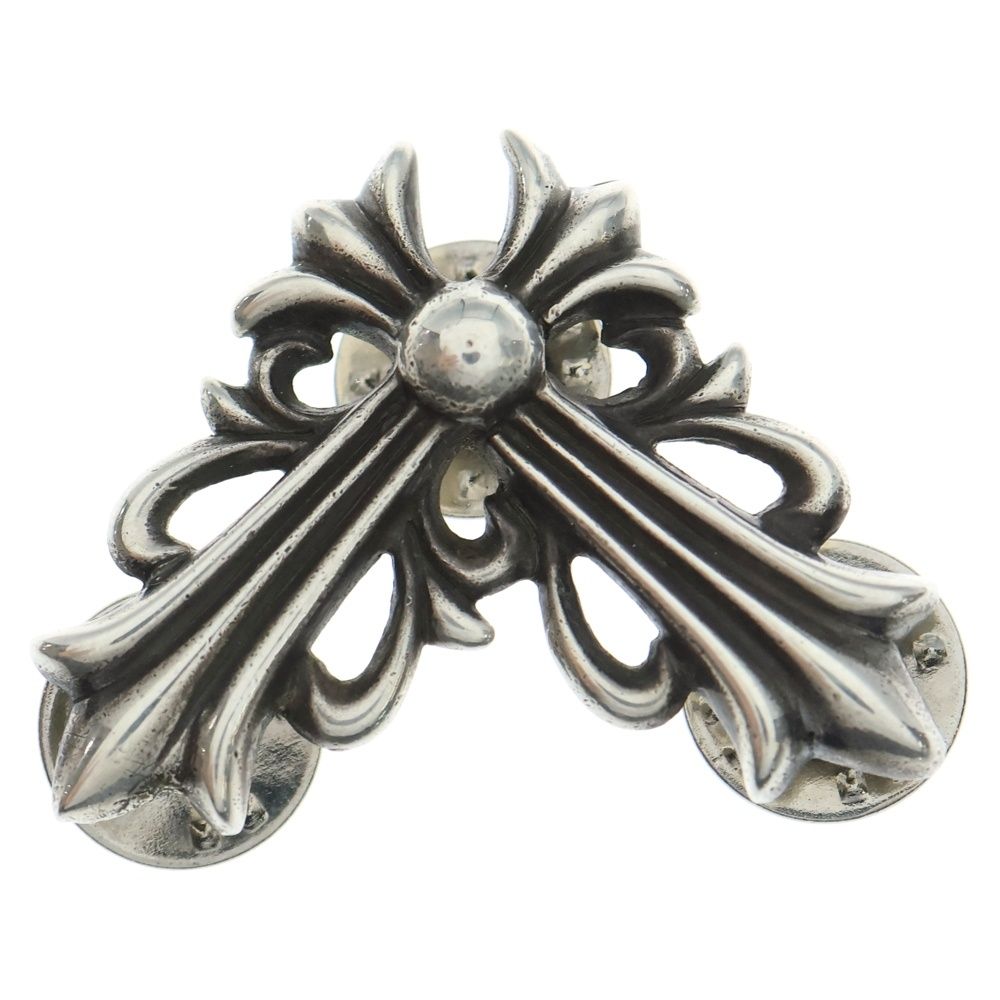CHROME HEARTS クロムハーツ STICK PIN FLRL スティック ピン ラ-ジ フローラルクロスコーナー シルバー