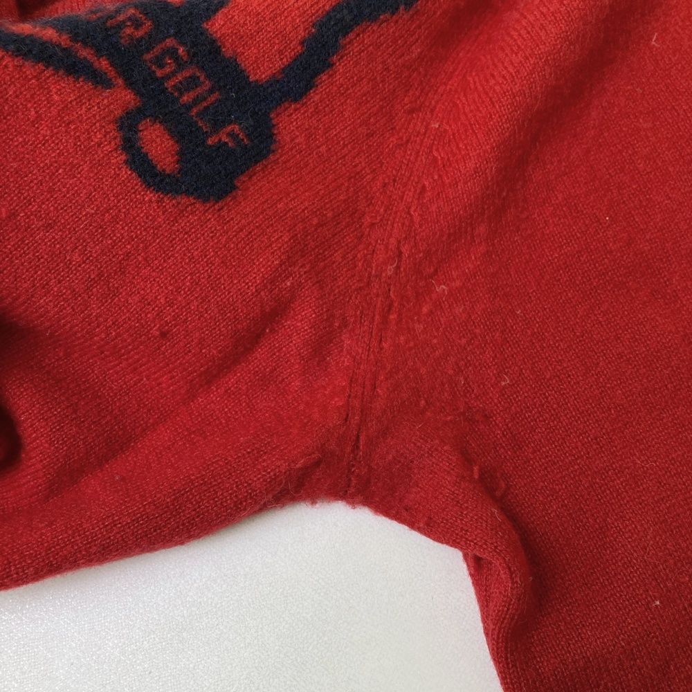 サイズ：5 PEARLY GATES パーリーゲイツ カシミヤ ニットセーター