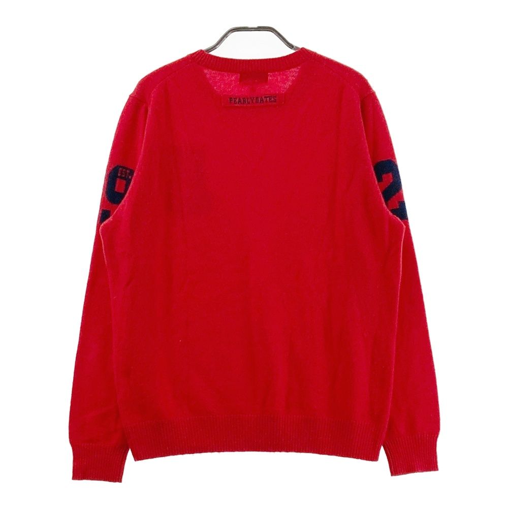 サイズ：5 PEARLY GATES パーリーゲイツ カシミヤ ニットセーター