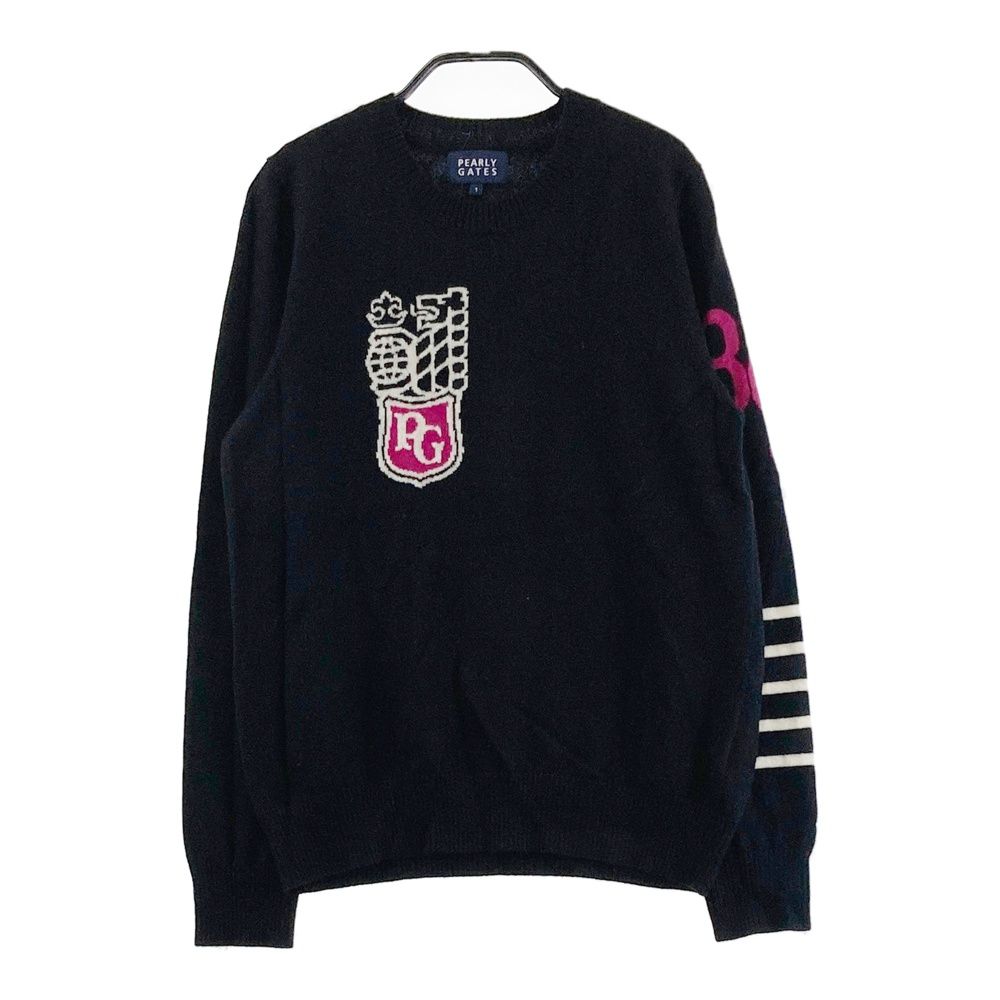 サイズ：1 PEARLY GATES パーリーゲイツ カシミヤ ニットセーター
