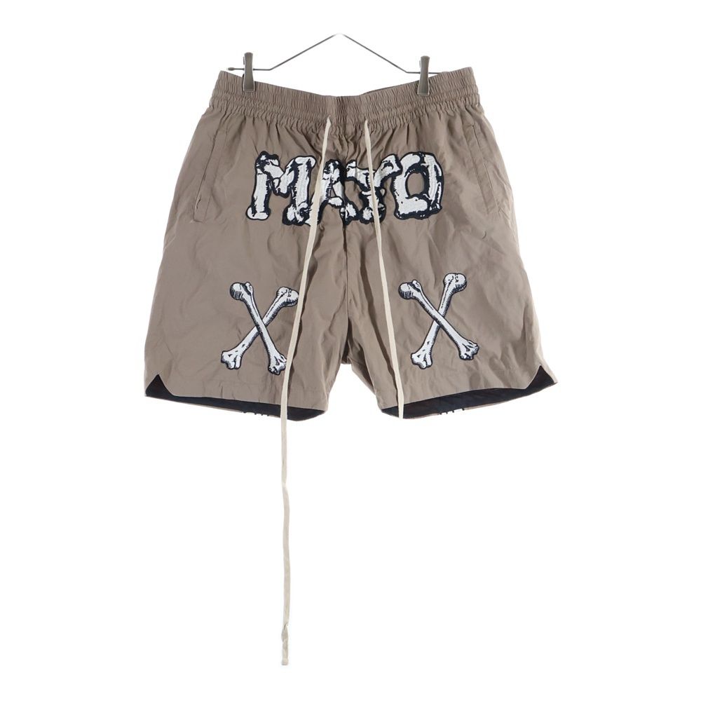 MAYO メイヨー BONES Embroidery Shorts ボーン エンブロイダリー ナイロンショーツ ハーフパンツ ブラウン 24 MY-SPT 02