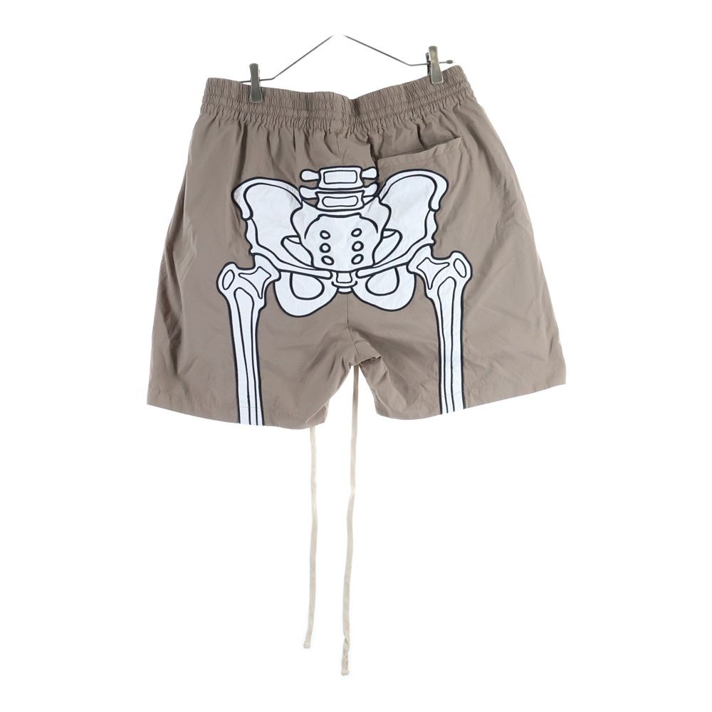 MAYO メイヨー BONES Embroidery Shorts ボーン エンブロイダリー ナイロンショーツ ハーフパンツ ブラウン 24 MY SPT 02