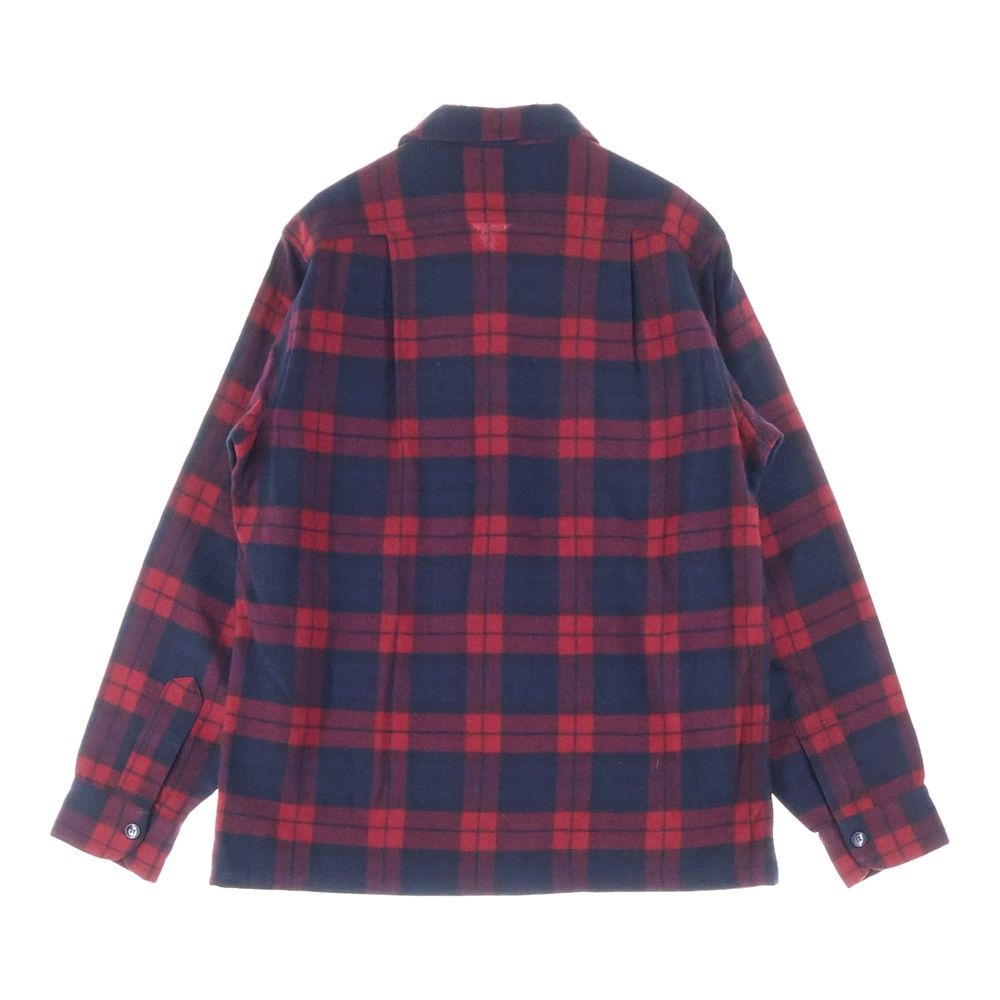 ペンドルトン 50 S VINTAGE WOOL L CHECK SHIRT ヴィンテージ ウール 長袖シャツ レッド ネイビー