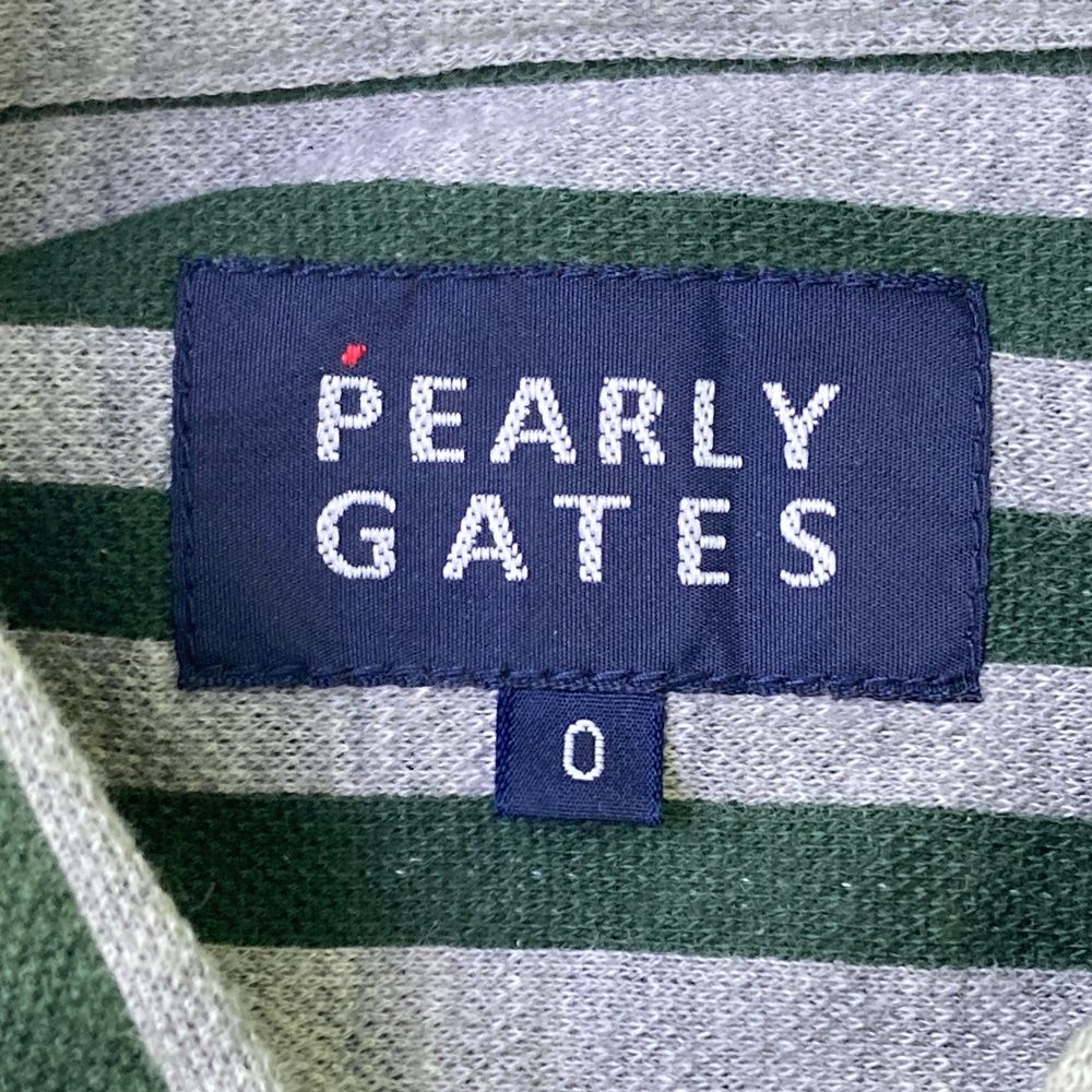サイズ：0 PEARLY GATES パーリーゲイツ 長袖シャツ ボタンダウン