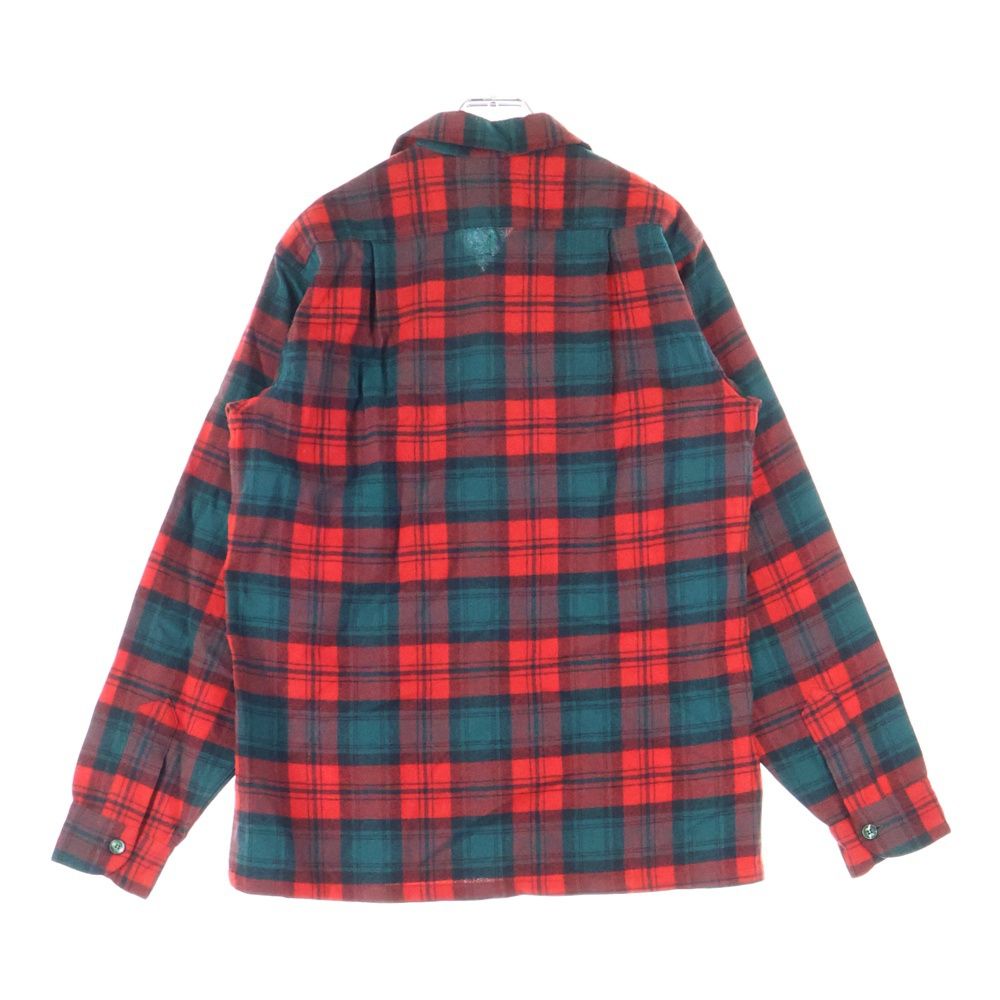 ペンドルトン 50 S VINTAGE WOOL L CHECK SHIRT ヴィンテージ ウール チェック 長袖シャツ レッド グリーン