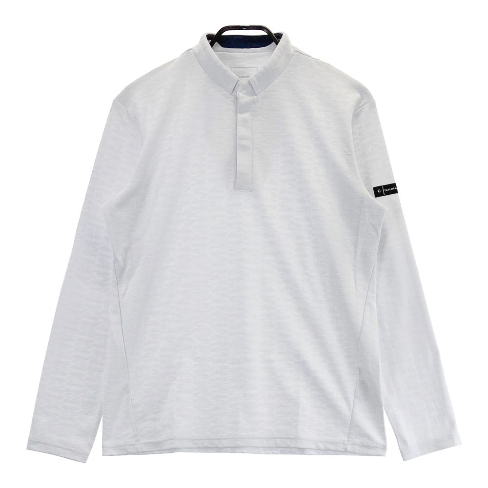 サイズ：L TAYLOR MADE テーラーメイド 長袖ポロシャツ 総柄