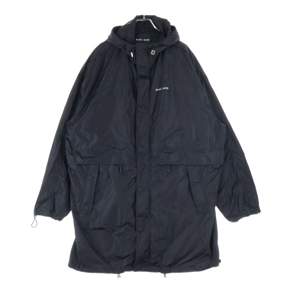 M+RC NOIR (マルシェノア) ロゴプリント ポリエステル フーデッド