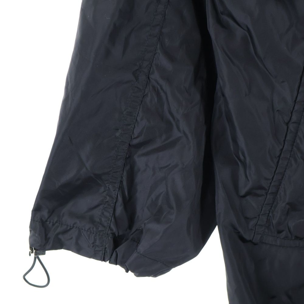 M+RC NOIR (マルシェノア) ロゴプリント ポリエステル フーデッド