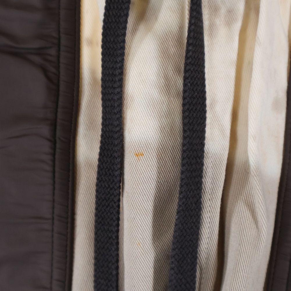 cvtvlist カタリスト ナイロン切替 モチーフ刺繍 サルエルショーツ ハーフパンツ ブラウン ベージュ z