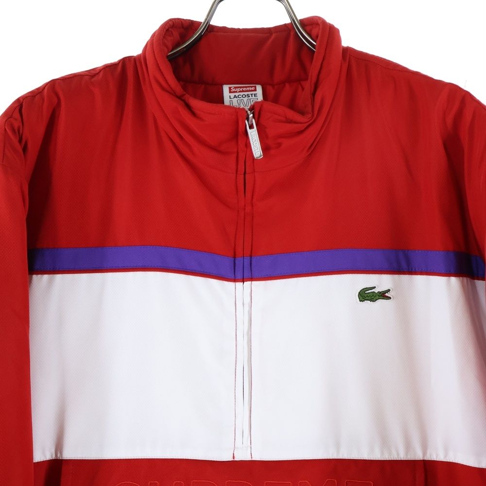 SUPREME (シュプリーム) 19AW ×LACOSTE puffy half zip pullover