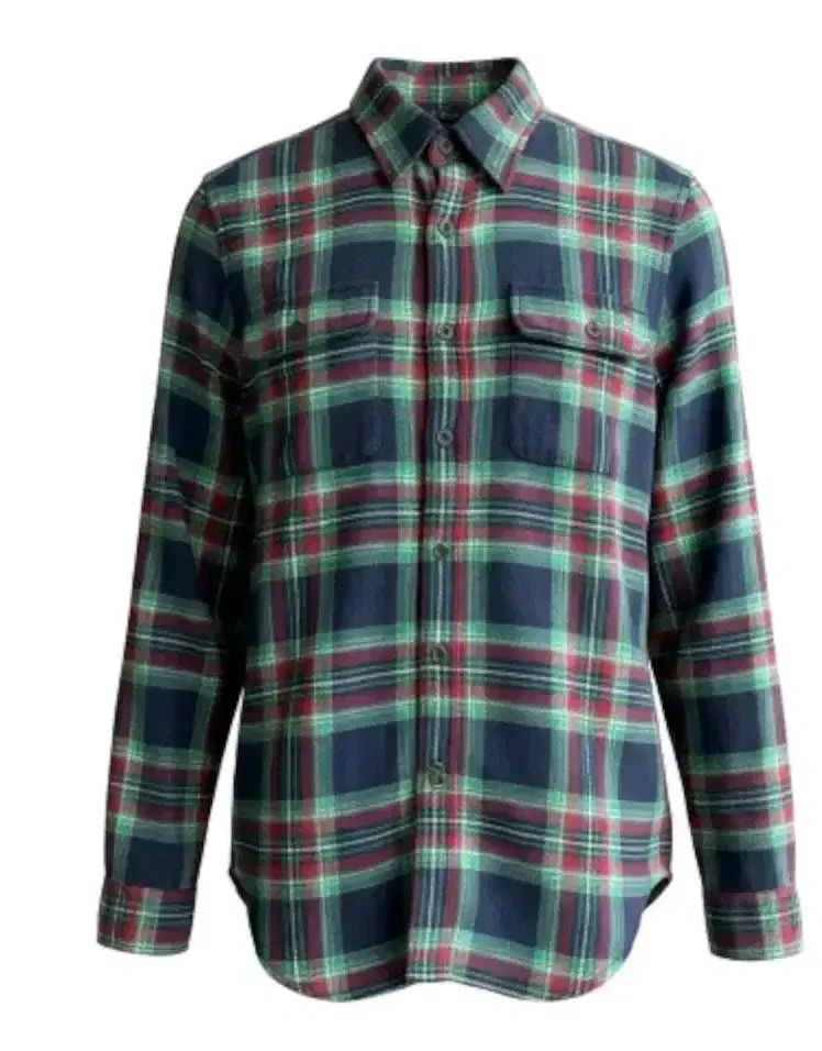 ポロ ラグビーパイレックス PYREX ナンバー 23 チェック シャツ パープル XL