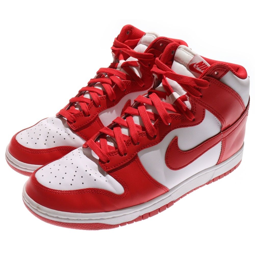 NIKE (ナイキ) DUNK HIGH CHAMPIONSHIP WHITE AND RED ダンク