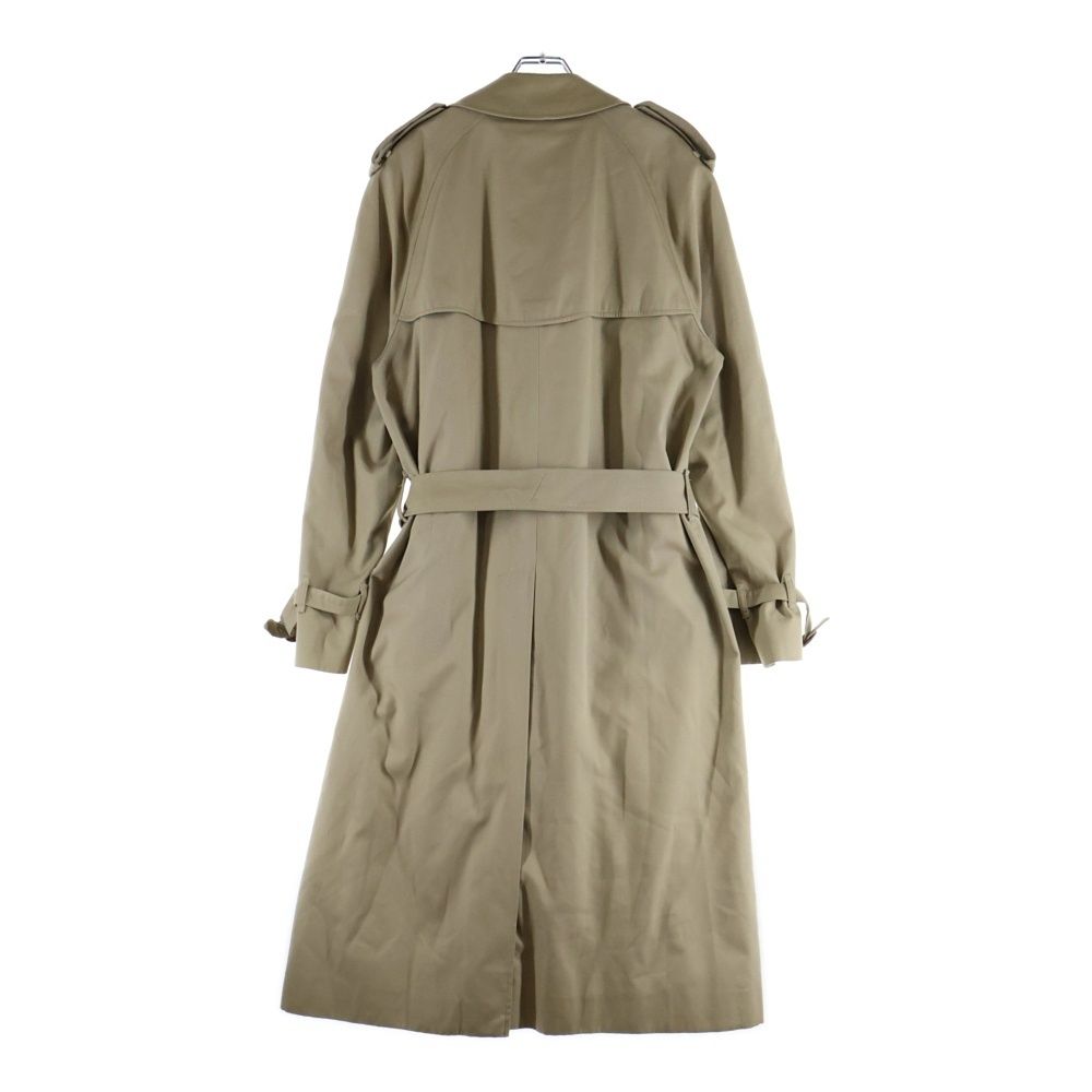 BURBERRY バーバリー 裏地ノバチェック総柄 ライナー付き ダブルブレスト トレンチ ロングコート ベージュ