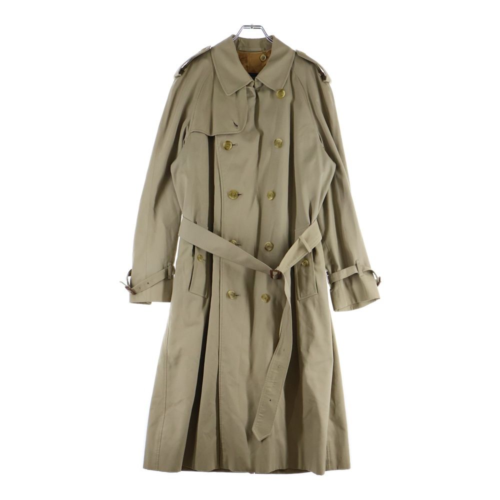 BURBERRY バーバリー 裏地ノバチェック総柄 ライナー付き ダブルブレスト トレンチ ロングコート ベージュ